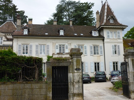 In the late 19th century the village became a tourist attraction once more because of Voltaire, and this building once housed a hotel.